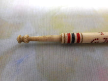 Load image into Gallery viewer, Two 19thc bone lace bobbins- William Pettit 1868 and George Fecps 1868 (Phipps?)