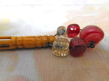 Load image into Gallery viewer, A bone mother and babe lace bobbin. 19thc