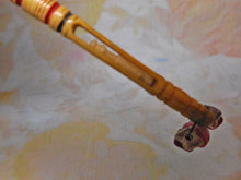 Load image into Gallery viewer, A bone mother and babe lace bobbin. 19thc