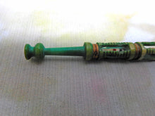 Load image into Gallery viewer, A fine dyed green bone bobbin -a church window. Mid 19thc