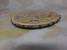 Load image into Gallery viewer, SOLD........A Georgian printed silk ‘map’ pin disc / pin cushion. c1820