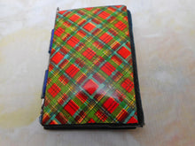 Load image into Gallery viewer, A Tartan ware needle case-'From Rannoch'. c1880-1900
