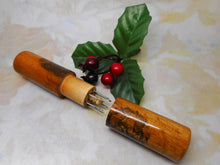 Load image into Gallery viewer, A Mauchline Ware crochet hook set. c1890. Lover's Seat. Fairlight. Hastings.