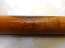 Load image into Gallery viewer, A Mauchline Ware crochet hook set. c1890. Lover's Seat. Fairlight. Hastings.