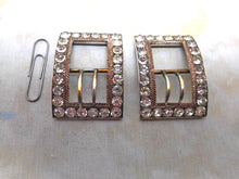 Load image into Gallery viewer, A small pair of lady's late 18th century knee buckles. c1795.