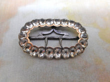 Load image into Gallery viewer, Two Georgian paste set silver buckles. c1800