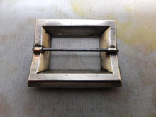 Load image into Gallery viewer, Two Georgian paste set silver buckles. c1800