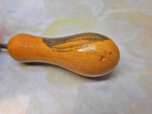 Load image into Gallery viewer, A Mauchline Ware button hook. c1890. Bamborough / Bambrugh Castle.