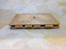 Load image into Gallery viewer, SOLD………A Palais Royal note book with inlaid 'pansy' motif. c1800