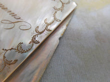 Load image into Gallery viewer, A mother of pearl note book-a French souvenir c1830.