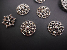 Charger l'image dans la galerie, A card of 18 steel buttons. 19th century.