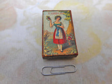 Load image into Gallery viewer, A small, decorative cardboard box titled 'Needles'. c1860