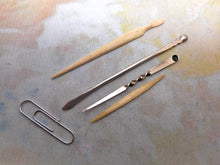 Load image into Gallery viewer, Four old tooth picks from a small collection. 18th-19th century.