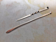 Load image into Gallery viewer, Four old tooth picks. c1780 and c1820.