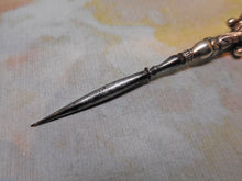 Load image into Gallery viewer, A French silver stiletto from a Palais Royal sewing box. c1819-1838.