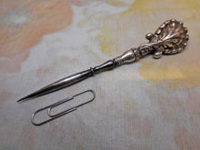 Load image into Gallery viewer, A French silver stiletto from a Palais Royal sewing box. c1819-1838.
