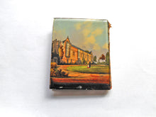 Load image into Gallery viewer, A small glass 'gem picture' needle case /needle book. c1870