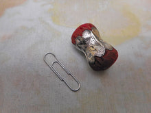 Load image into Gallery viewer, A silver double ended emery cushion. c1840.