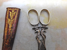 Load image into Gallery viewer, A fine pair of steel sewing scissors. 18thc.