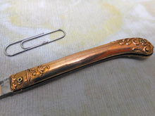 Load image into Gallery viewer, An 18th century gilt metal folding knife. c1780