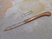 Load image into Gallery viewer, An 18th century gilt metal folding knife. c1780