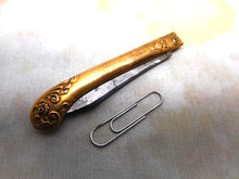 Load image into Gallery viewer, An 18th century gilt metal folding knife. c1780