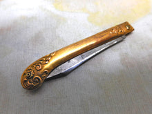 Load image into Gallery viewer, An 18th century gilt metal folding knife. c1780