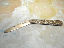 Load image into Gallery viewer, A base metal folding fruit knife. c 1830.