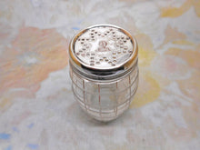 Load image into Gallery viewer, A silver plated sander from a writing kit. c1840.