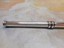 Load image into Gallery viewer, A silver porte-crayon/ pencil holder with perpetual calendar. c1820