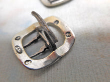 Load image into Gallery viewer, A pair of silver garter buckles. 1822. Joseph Willmore.