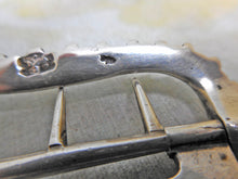 Load image into Gallery viewer, A silver stock buckle. Assay marks. Maker's initials unclear. c1800.