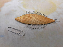 Load image into Gallery viewer, A rare novelty pin cushion in the form of a fish. Georgian c 1780-c1800