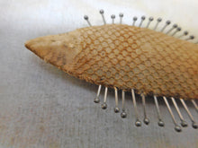 Load image into Gallery viewer, A rare novelty pin cushion in the form of a fish. Georgian c 1780-c1800