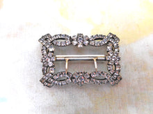 Load image into Gallery viewer, A French paste set, silver buckle. c1840