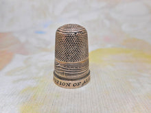 Charger l'image dans la galerie, 1851 Exhibition of All Nations silver thimble. a/f