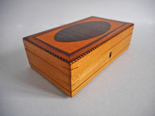 Load image into Gallery viewer, SOLD……A Georgian inlaid netting box with ratchet and tools.  c 1800