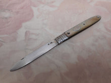 Load image into Gallery viewer, A mother of pearl folding fruit knife. c 1800