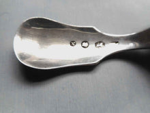 Load image into Gallery viewer, Ten Dutch silver demitasse spoons and matching caddy spoon. 19th century.