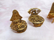 Load image into Gallery viewer, 18th century novelties-watch cocks made into miniature chairs. c 1890.