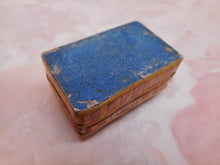 Load image into Gallery viewer, A mini French straw work box. c 1830.