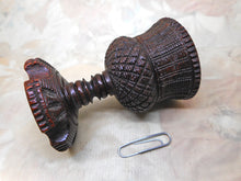 Load image into Gallery viewer, A carved coquilla nut egg cup. Mid 19th century.