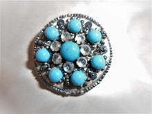 Load image into Gallery viewer, Five passementerie silk and bead covered buttons. c1920