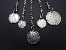 Load image into Gallery viewer, An unusual English silver chatelaine  c1887.