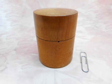 Load image into Gallery viewer, A Mauchline Ware cotton reel / spool box. c 1880. Ifracombe.
