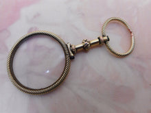 Load image into Gallery viewer, SOLD………A gold plated diminishing quizzing glass . c 1830