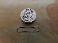Load image into Gallery viewer, An 18th century silver patch box with image of King George II (1727-1760)