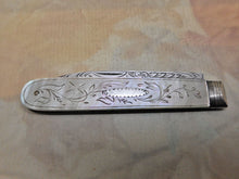 Load image into Gallery viewer, A Victorian folding fruit knife. Hall marked 1854.
