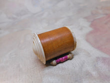 Load image into Gallery viewer, A Georgian box wood and mutton bone tape measure. c 1800