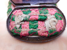 Load image into Gallery viewer, A Parisian 'double' sided silk purse with steel beading.  c 1860